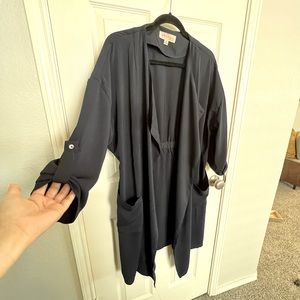 Philosophy - long navy duster.